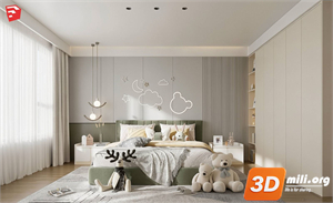 Children Room Scenes Skp FIles 